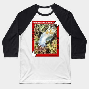 Alabaster Nudibranch Baseball T-Shirt